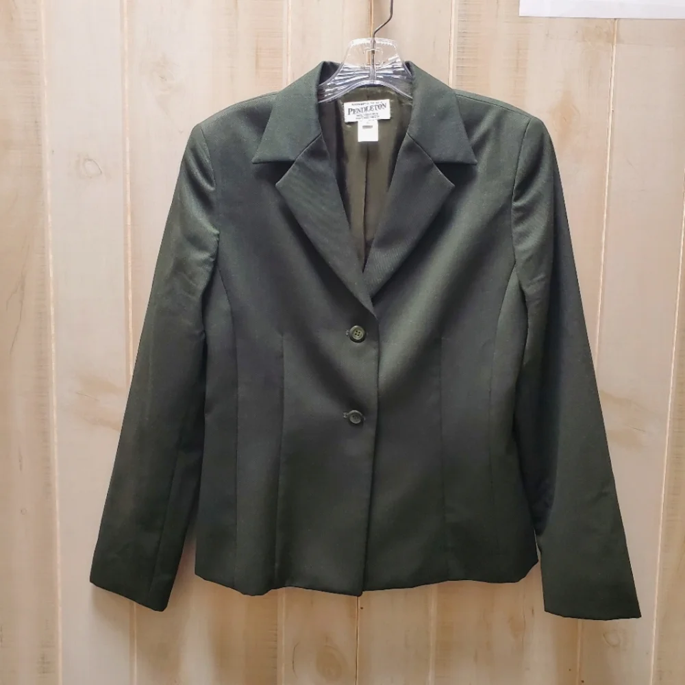 Vintage Pendleton 100% Virgin Wool Blazer - Picture 2 of 10